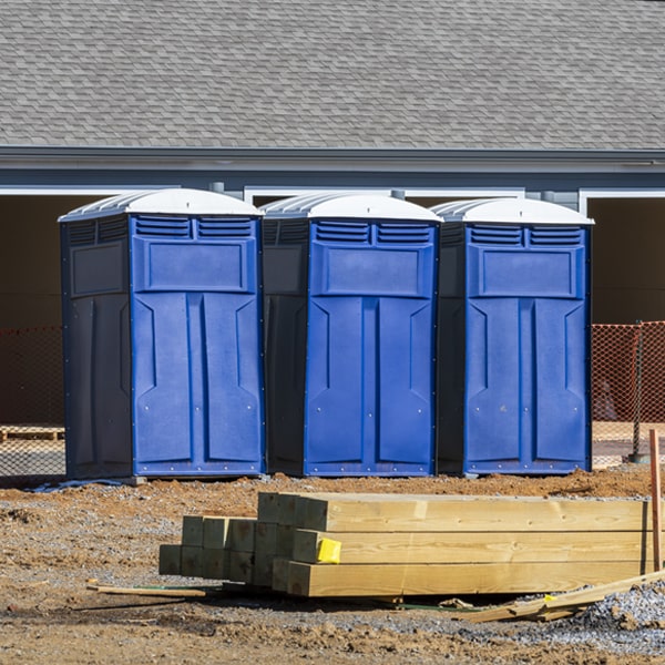 what is the expected delivery and pickup timeframe for the porta potties in Mogadore Ohio